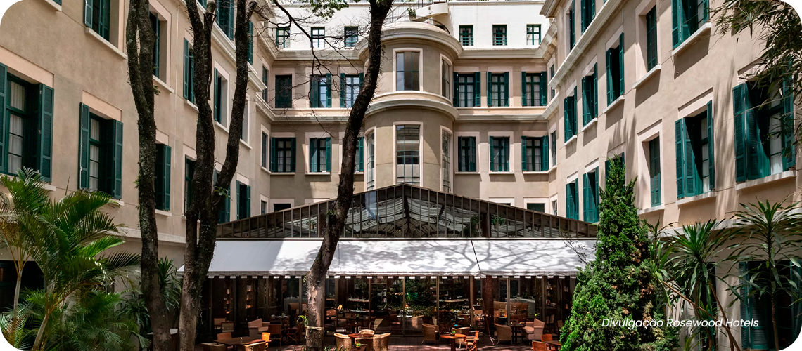 Cidade Matarazzo Le Jardin: (crédito: Divulgação Rosewood Hotels)